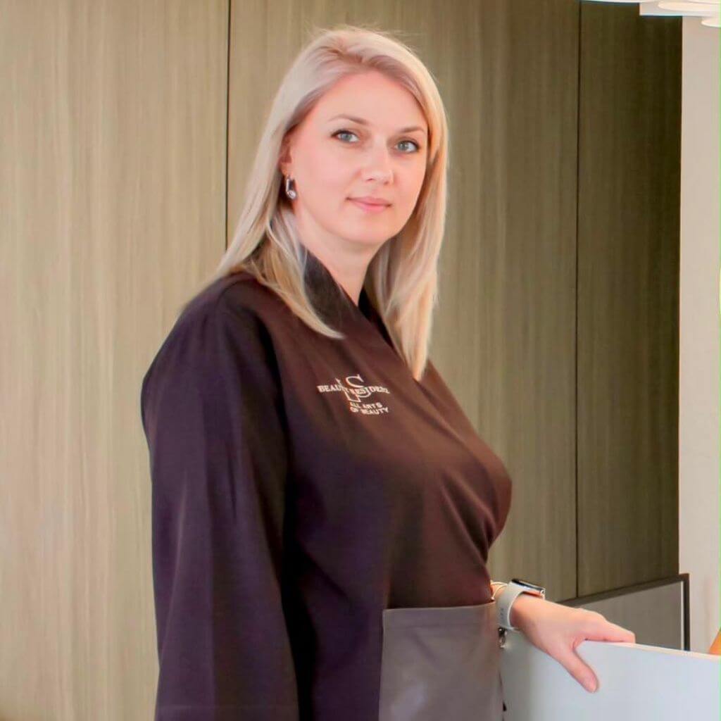 Coloristin Olga, Friseurin und Coloristin der LS Beauty Residenz bei Augsburg